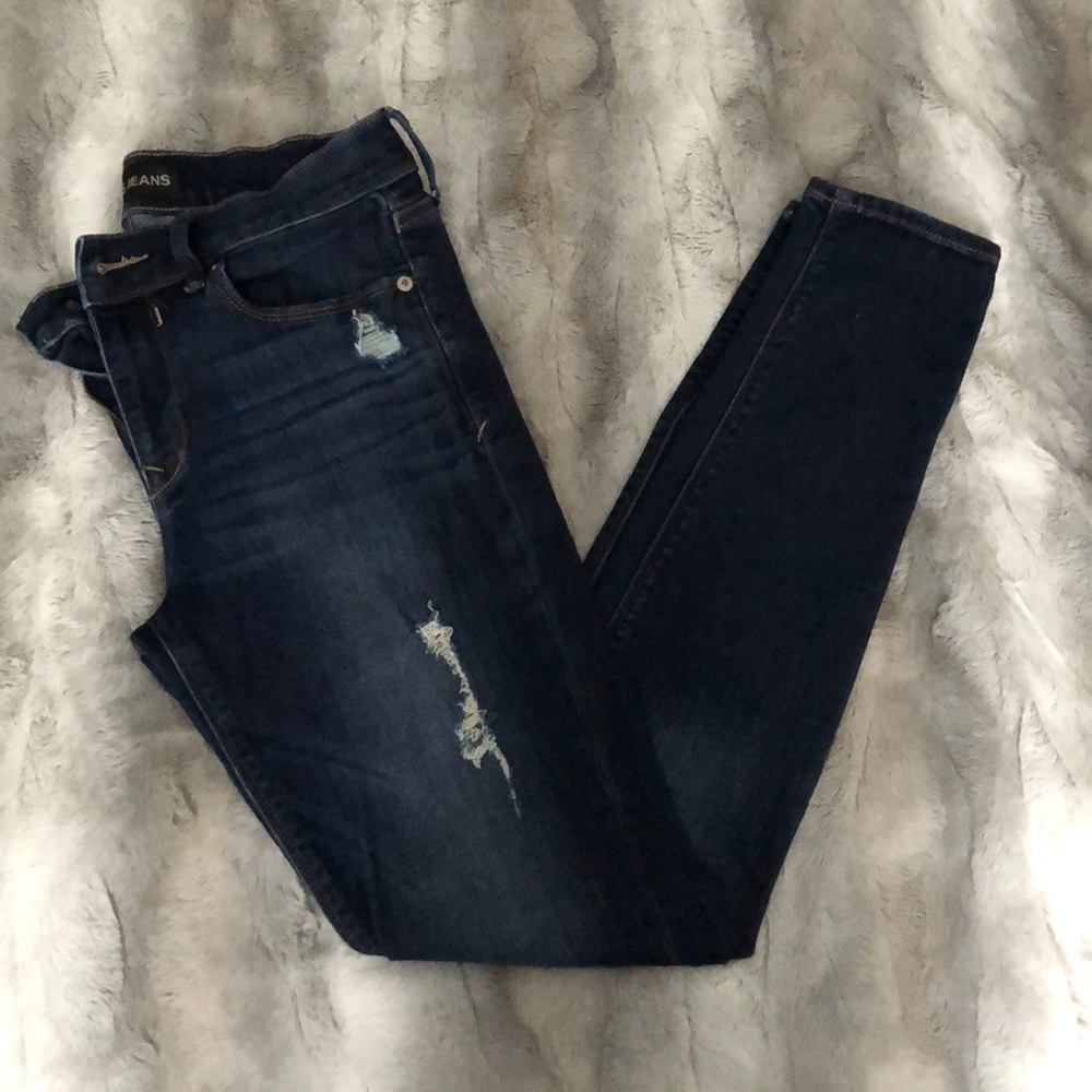 Express lightly distressed jean!